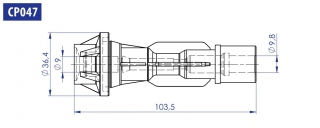 Наконечник катушки зажигания CP047 (TESLA)